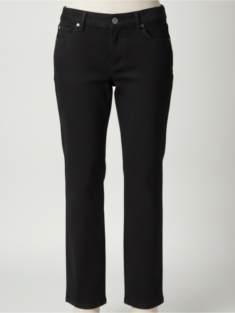 Gloria Vanderbilt Black Straight Leg Jeans